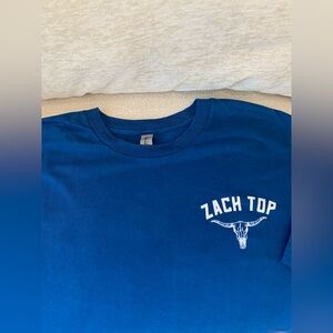 Zach Top Blue Concert T-Shirt